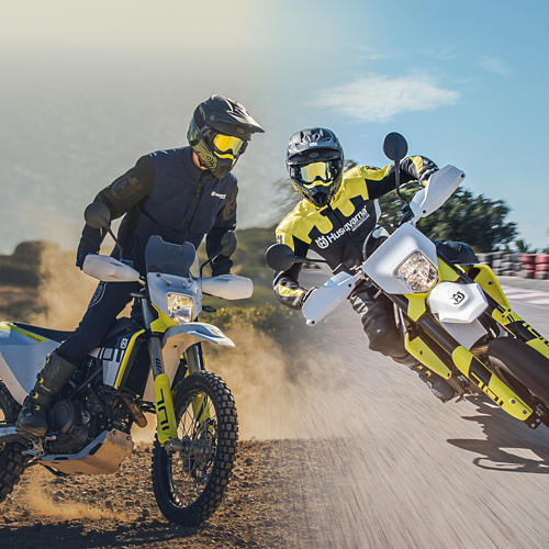 Master the terrain and discover the open road – 701 Enduro and 701 Supermoto models available now